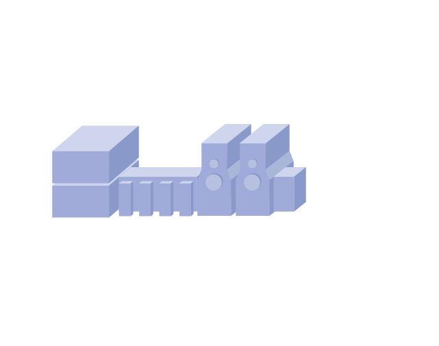 Nexcast line: block caster, 2 stand hot mill and coiler