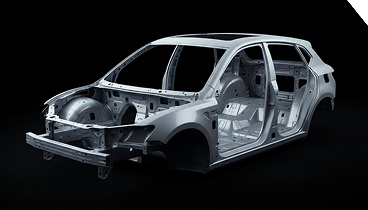 Aluminum car body structure
